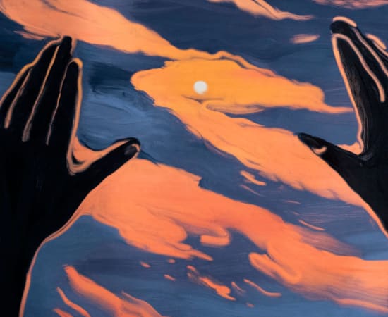 Sylvia Fernández, Nos unen los cielos/ Sky unite us, 2022