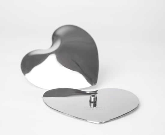 Oskar Zieta, Hot Heart Inox (Flat)