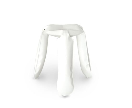Oskar Zieta, Maža kėdutė Plopp, balta / Plopp mini stool white, 2022