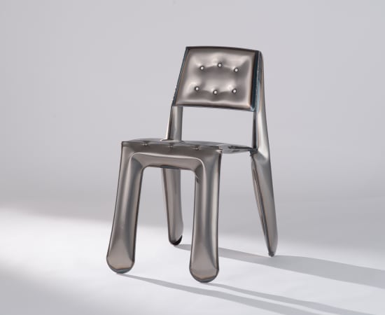 Oskar Zieta, CHIPPENSTEEL 0.5 Raw Chair, 2021