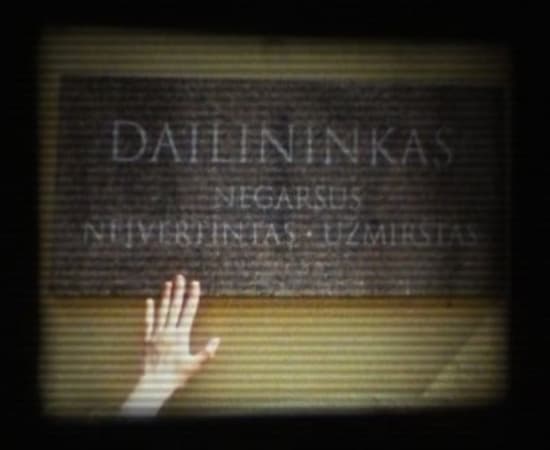 Laura Garbštienė, Film about unknown artist, 2009