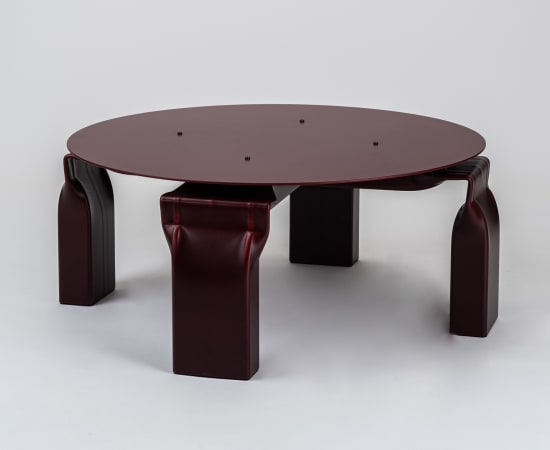 Tim Teven, Vamzdžių stalas, raudonas / Tube Table, red, 2023