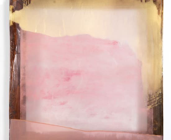 Chris Watts, Untitled (Gold and Pink), 2021