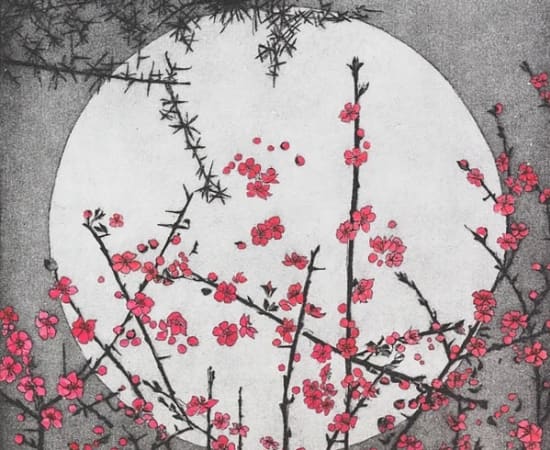 Sally Spens, Night Garden Series, No. II (Chine Colle)