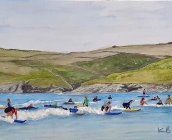 Kim Bentley, Surfing Polzeath