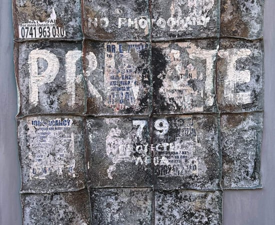 Onyis MARTIN, Series 'Talking Walls' nº 79 - Private property, 2020