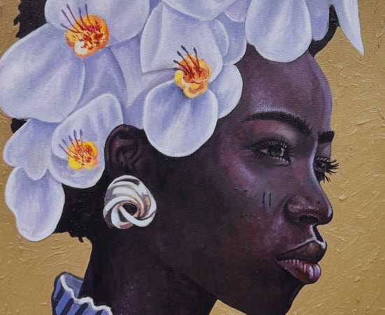 Moses ZIBOR, Me and my Flower VI, 2025