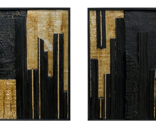 Doff (Appolinaire Guidimbaye), Skyland 1 - Diptych, 2024