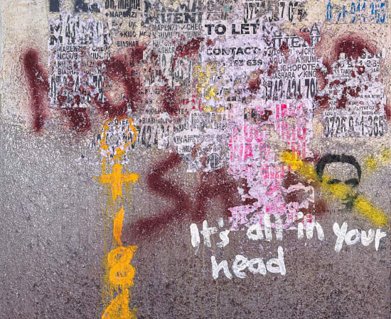 Onyis MARTIN, Series 'Talking Walls' nº 12 - You are on my Mind, 2022