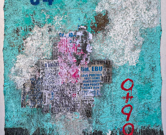Onyis MARTIN, Series 'Talking Walls' nº 34 - The Watchers, 2022