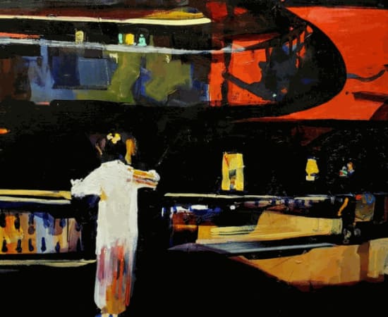 ADAM GROSOWSKY, Women on Balconies #1, 2021
