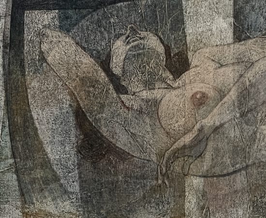 Carl Hall (1921-1996), Lying Figure, 1971