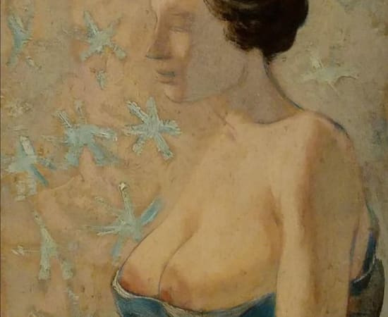 CARL HALL (1921-1996), Seated Female Nude/ Untitled Nude Seated, 1960