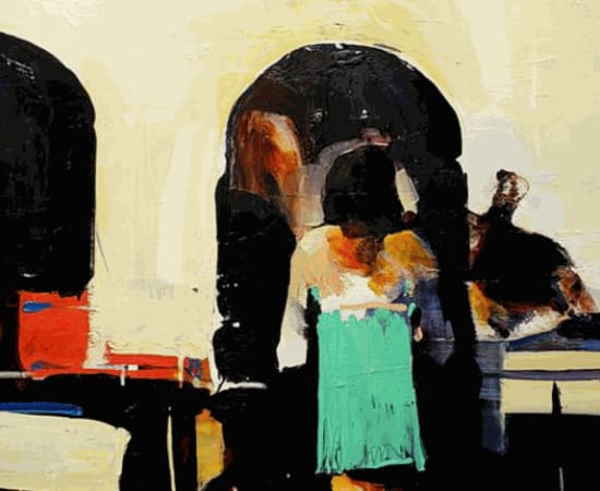 ADAM GROSOWSKY, Women on Balconies #10, 2021