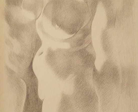 CARL HALL (1921-1996), Nude Torso/ Untitled Light Rythms, 1966