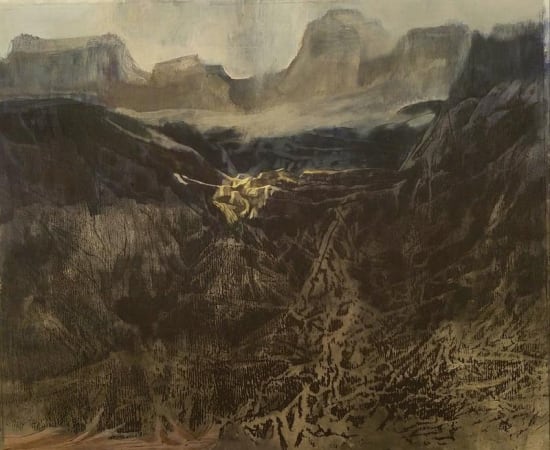 CARL HALL (1921-1996), Mountain and Fog, 1965
