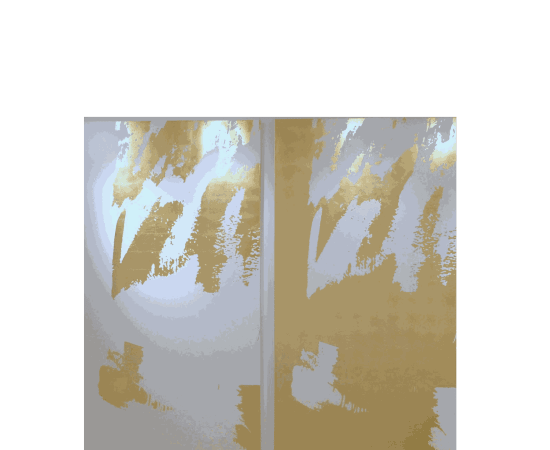 José Vincench, Pintura de acción, Diptych, 2016