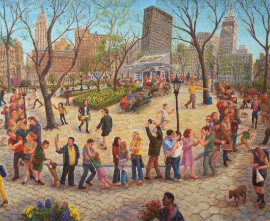 John Alexander Parks, Madison Square Park, Shake Shack Line, 2014