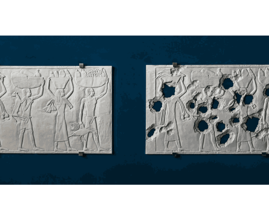Piers Secunda, ISIS Bullet Hole Painting (Fours Horses), 2017