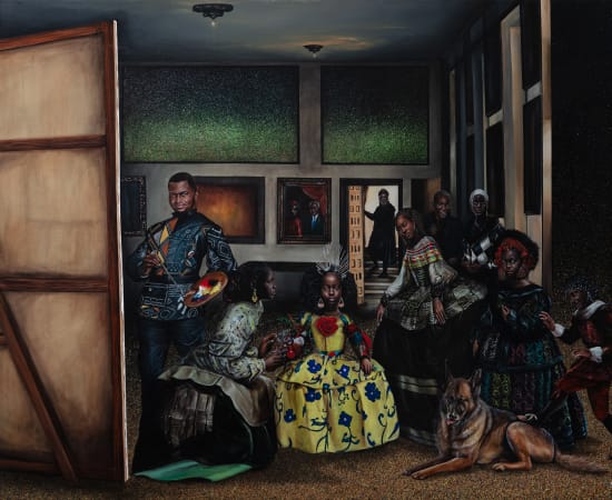 Amani Bodo, Las Meninas (Hommage à Diego Velázquez), 2025