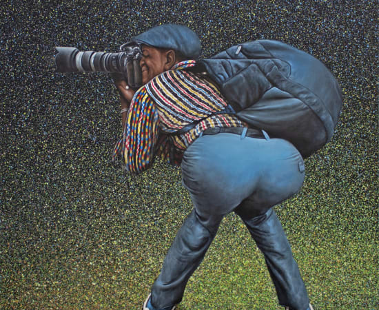 Amani Bodo, Pphotographe en action ou (Zoom) , 2021