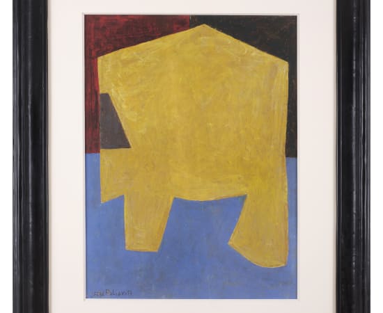 Serge Poliakoff, Bleu, rouge, Jaune, 1951