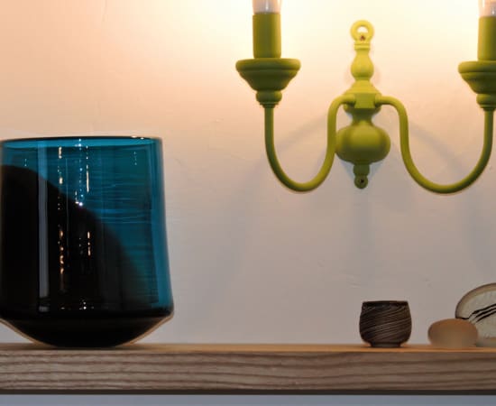 Stewart Hearn, Large Soft Pot (aquamarine with grey), 2021