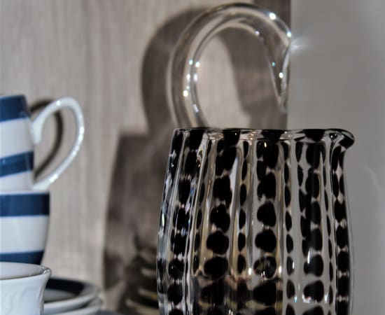 Stewart Hearn, Spotty Jug (black spots), 2020