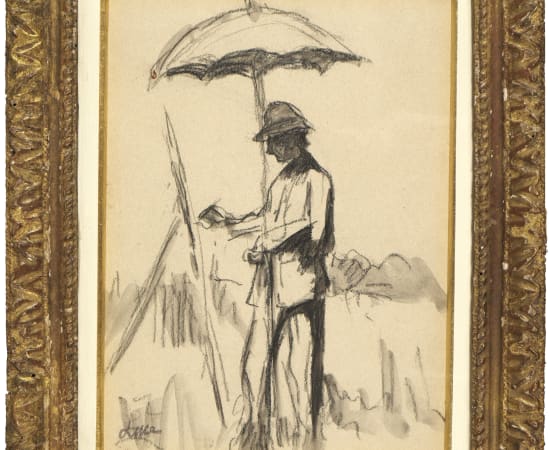 Maximilien Luce, Portrait d'un artiste au travail (Pierre Laprade), c. 1891