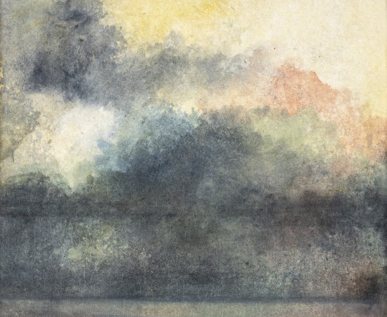Elena Prentice, Nuage rose, mer à l'ombre, 2023