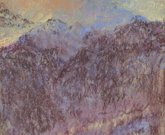 Martin Basdevant, Matin bleu - Bois de Saint-Simon, 2023