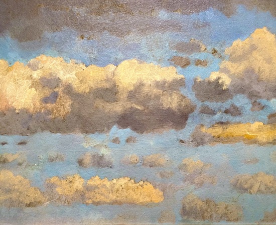 Charles-Élie Delprat, Morbihan, nuages du soir, 2021
