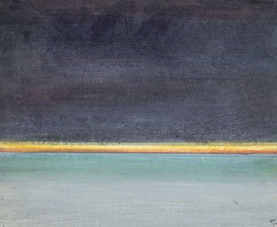 Elena Prentice, Soleil, mer calme, ciel menaçant, 2024