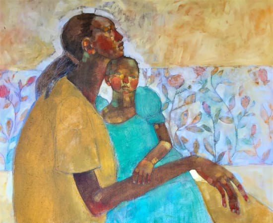 Olivia Mae Pendergast, Woman and Child with Roses, 2020