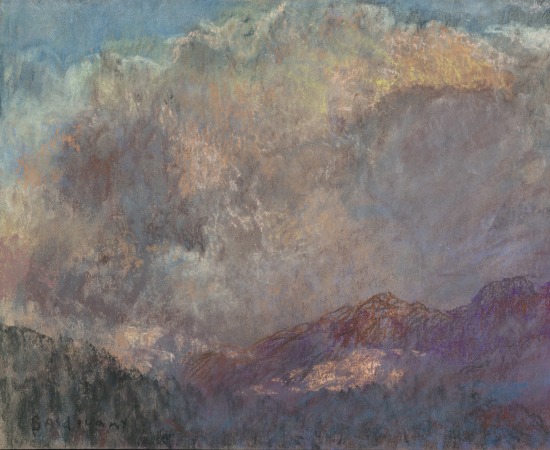 Martin Basdevant, Nuage sur la montagne, 2023