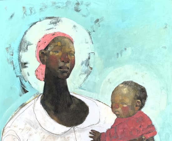 Olivia Mae Pendergast, Mother holding babe, 2024