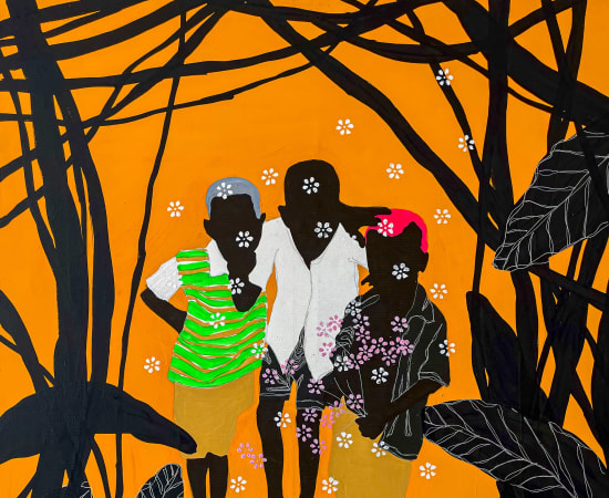 Moustapha Baidi Oumarou, Les pétales roses, 2022