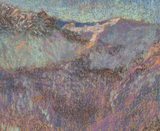 Martin Basdevant, Matin bleu - Neiges vives, 2023