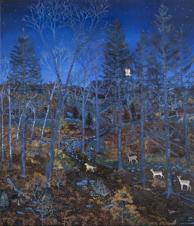 Emma Haworth, Woods Before Dawn, 2021