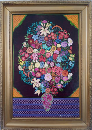 Hepzibah Swinford, Purple Flowers, 2021