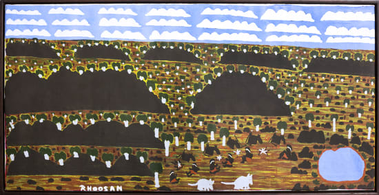 Reggie Hoosan, Borroloola Landscape, 2008