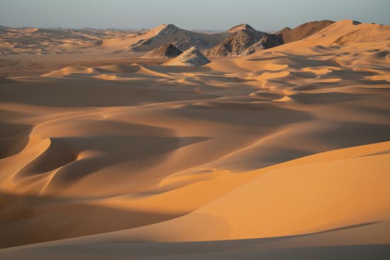 Raphael Avigdor, photograph of the Saharan desert sand dunes