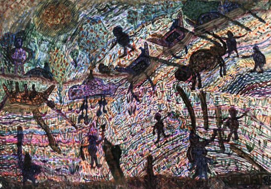 Shafique Uddin, Ending of the Crops, 1985