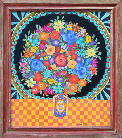 Hepzibah Swinford, Flowers in a jar, 2016