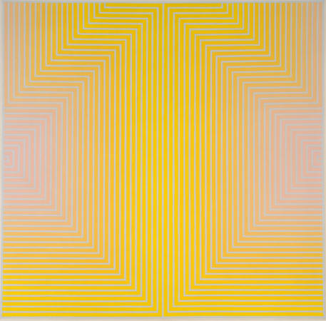 David Whitaker, Red And Yellow On Blue, 1968