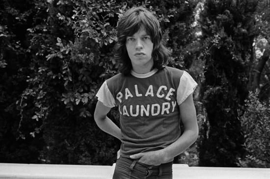 Jim Marshall, Mick Jagger, Stones. Tour Los Angeles, 1972