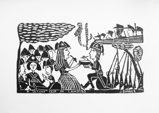 José Borges, A Ultima Ceia De Lampião - Lampião's Last Super , 1999