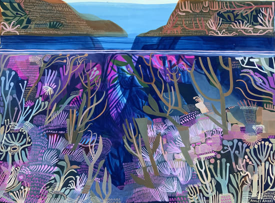 Ashley Amery, Underwater (Pink Coral), 2022