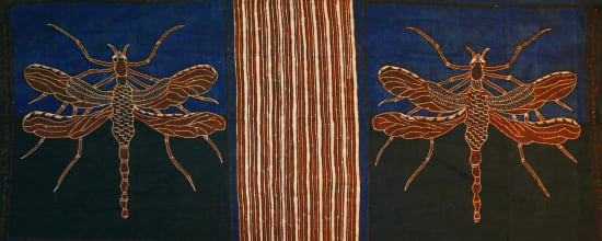 LoU Zeldis, Dragonfly Rayon Sarong, 1998 - 2010