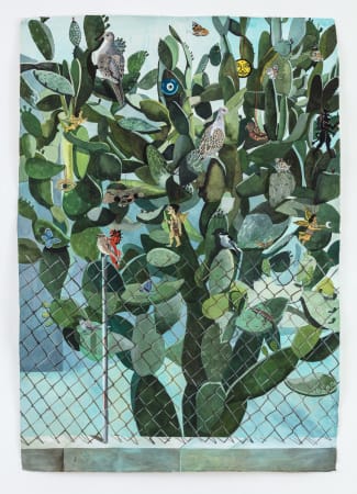 Sophie Charalambous, Prickly Pear with Votive Charms, 2020